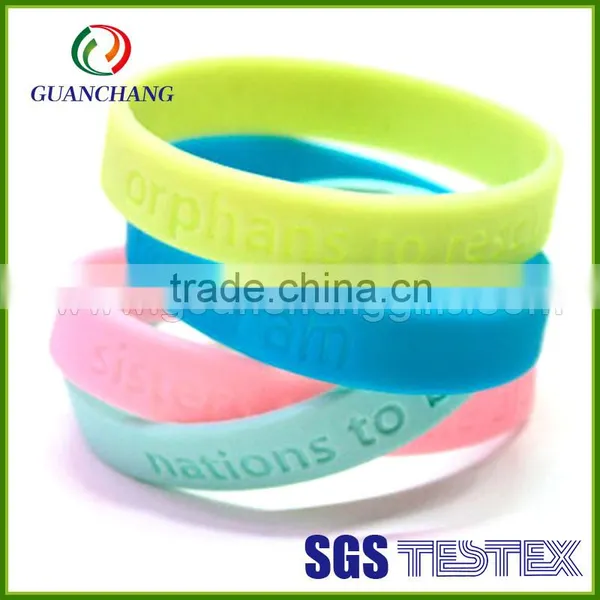 Wholesale Custom High Quality Fashion Energy Engraved Logo Festival Silicone Wristband Debossed for Events Bulk Buy From China photo-2