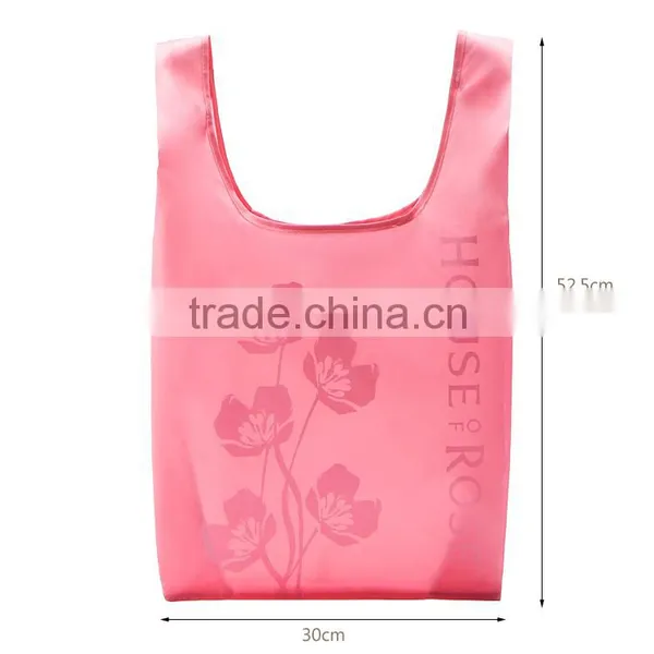 Useful Supermarket Shopping Tote Bag Polyester Fabrics Bag photo-6