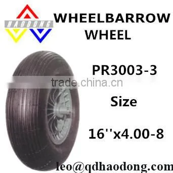 3.50-8 Plastic Rim Wheelbarrow Wheels PR3003-3
