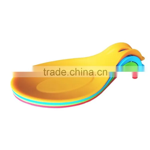 Set of 4 Silicone Spoon Rest Mat With High Quality (KT-002) photo-2