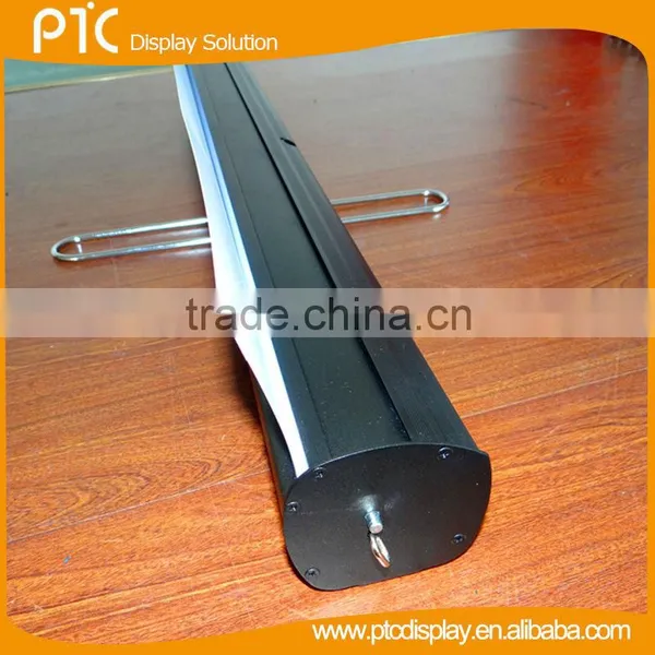 Stable 3.3kg Thick Cheap Roller up Banner With One 7mm Thick Aluminum Foot