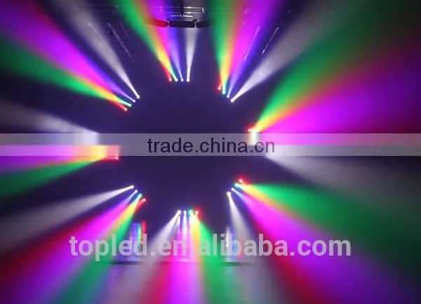 Hot Sale 2 Sections Moveable 8*4-in-1 10W RGBW 8-eye Linear LED Bar Light Moving Head photo-6
