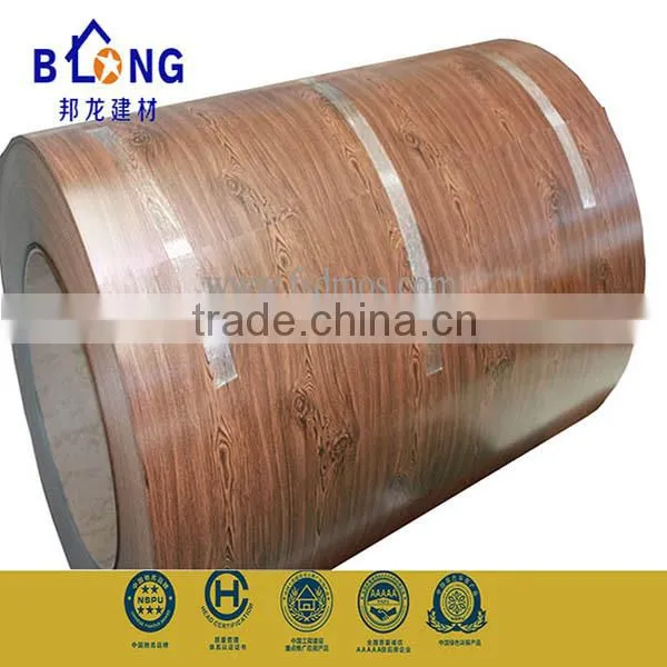 Wood Grain Prepainted Aluminum Coil For Roller Shutter photo-2