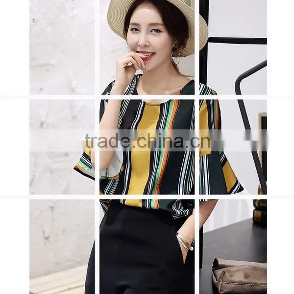2017brand New Thailand Style Short Sleeve Lady Top photo-4