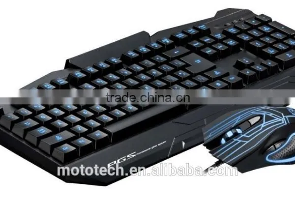 Gaming mouse and keyboard combo, illuminated keyboard and mouse combo,gaming keyboard and mouse