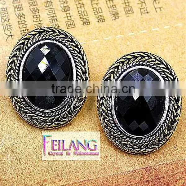 European And American Vintage Personality Alloy Earrings Stud Earrings photo-2