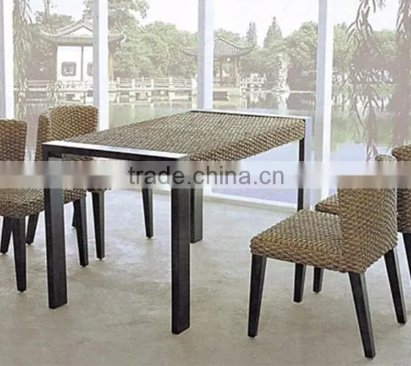 Dinging Chair Restaurant With Water Hyacinth Material
