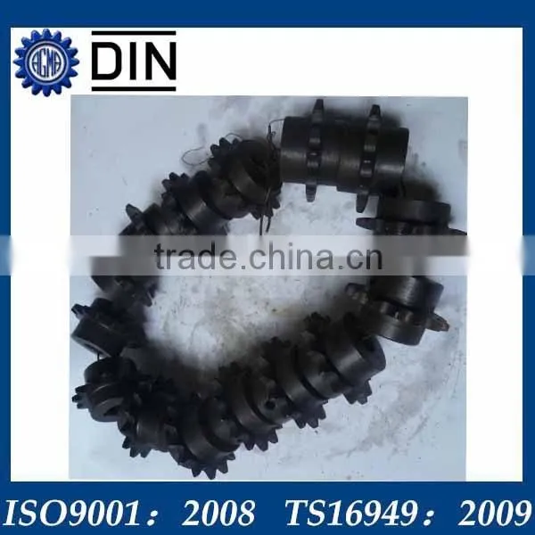 China Alloy Steel Hobbing Chain and Sprocket Wheel