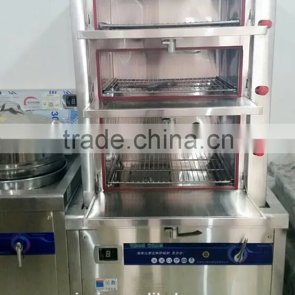 Stainless Steel Electric Steamer/380V Large Stainless Steel Food Steamer Machine photo-2
