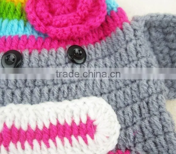 Wholesale Monkey Shape Handmade Sweater Newborn Photography Props photo-3