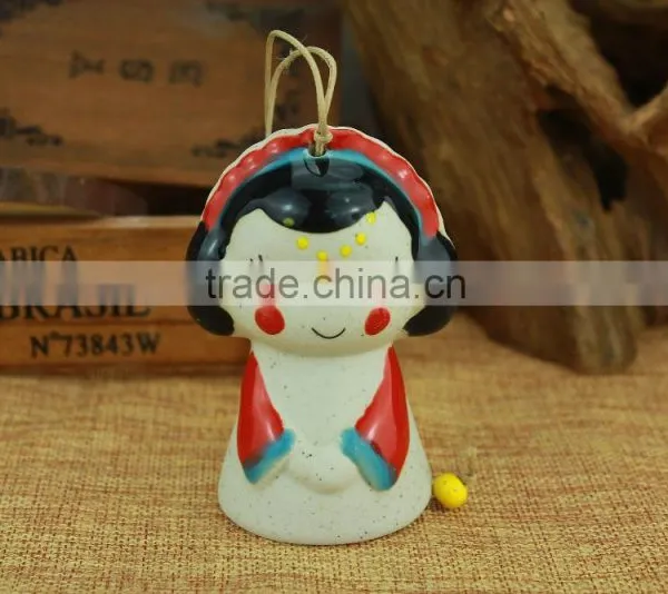 Carton Doll Ceramic Wind Bell photo-5