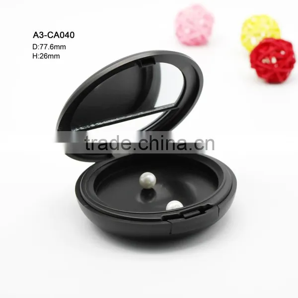 Compact Powder Case With Mirror Cosmetic Use photo-3