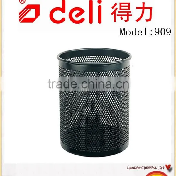 Deli Black Metal Mesh Style Pen Stand/ Table Pen Holder Model 909