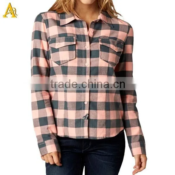 Fashion Ladies Long Shirts Oxford Shirts photo-4