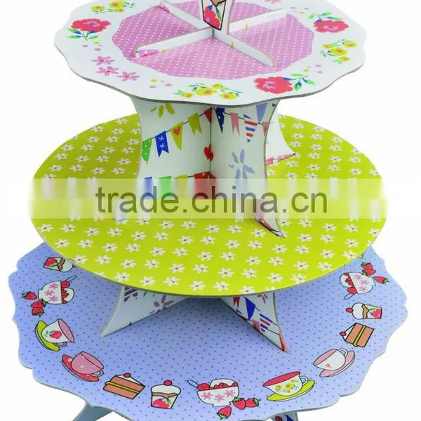 3 Tire Corrugated Paper Custom Halloween Designed Cardboard Sandwich Stand photo-3