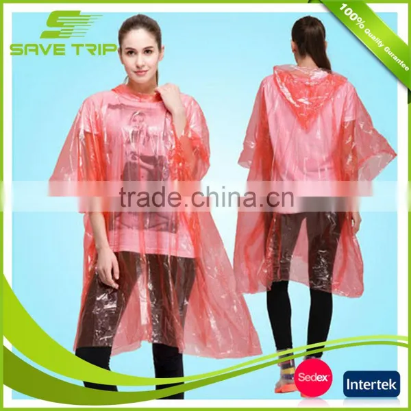 Clear or Coloured Good Quality Durable Outdoor Bicycle Bike Rain Coat photo-2