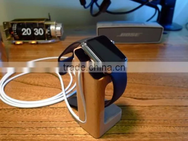 2015 Fashion Style Wooden Charging Stand For Apple Watch. photo-2