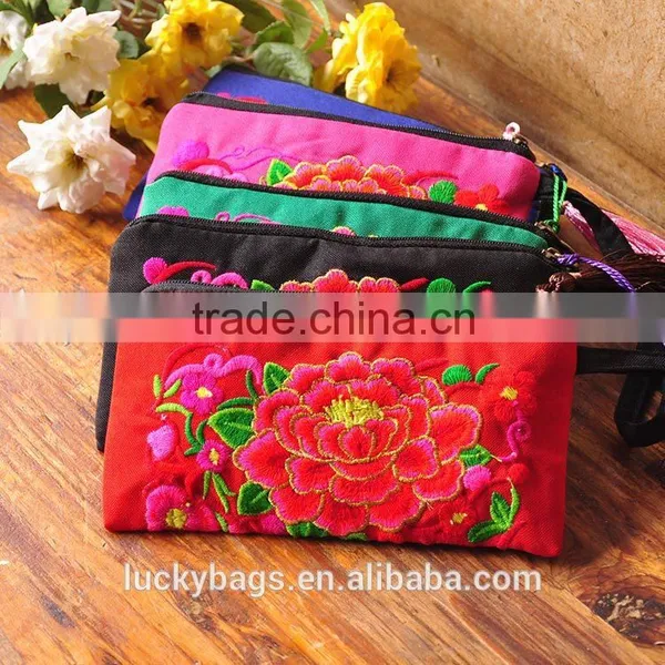New Chinese Characteristics Bag Ethnic Style Coin Purse Vintage Embroidered Bag Traditional Embroidery Wallet photo-2