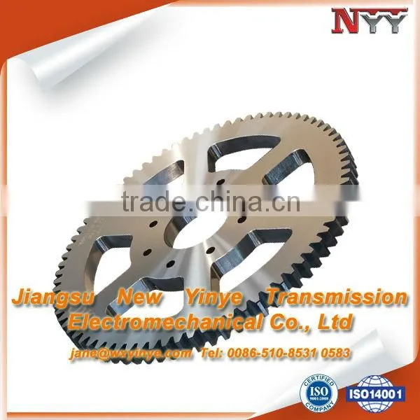 Drilling and milling process metal gear