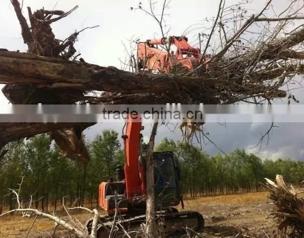 ZX55USR Hitachi Excavator Hydraulic Rotating Log Grapple, Wooden and Stone Grapple for Sale photo-2
