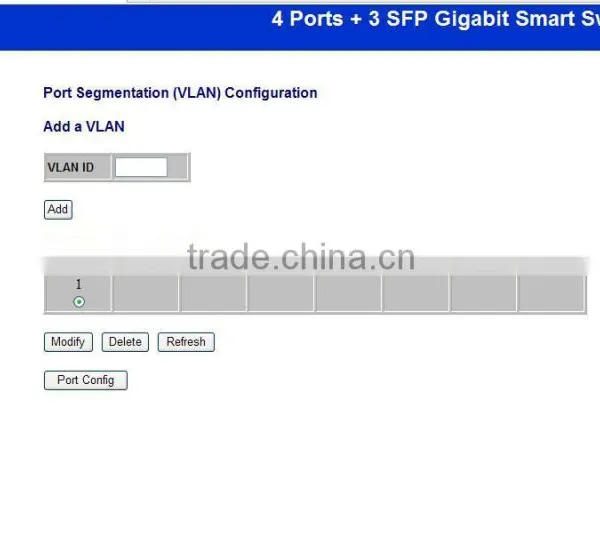 4 Ports Gigabit + 3SFP Web Management Fiber Switch photo-4