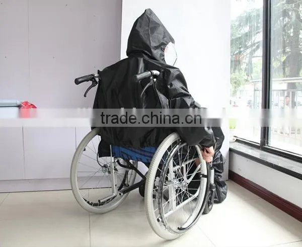 Topmedi Disabled Waterproof Wheelchair Raincoat for Outdoor Wheelchair Rainwear for Disabled People Elderly Care Products photo-4