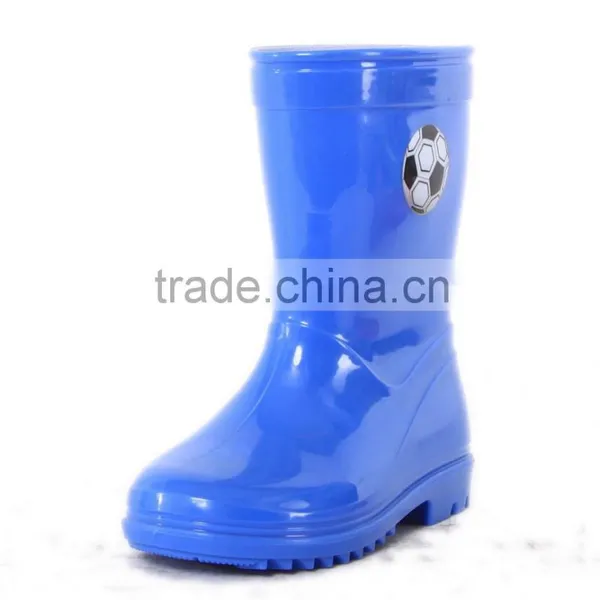 High Quality Football Pattern Pvc Rain Boots Cheap Pvc Rain Shoes for Boys photo-2