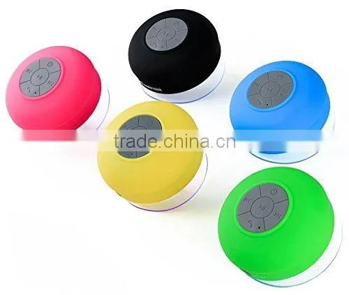 Portable Bluetooth Shower Stereo Speaker With Waterproof & Suction Cup