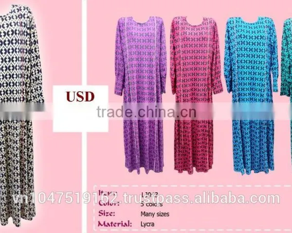 JUBAH, BAJU KURUNG LONG DRESS