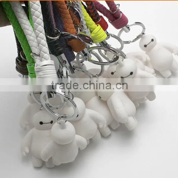 Hot Selling Funko Pop BIG HERO 6 Inflatable Robot Baymax Keychain Wholesale Popular Lobster Metal Hook 3d Baymax Keychains photo-3