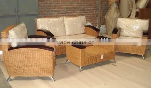 INDOOR RATTAN FURNITURE SOFA SET