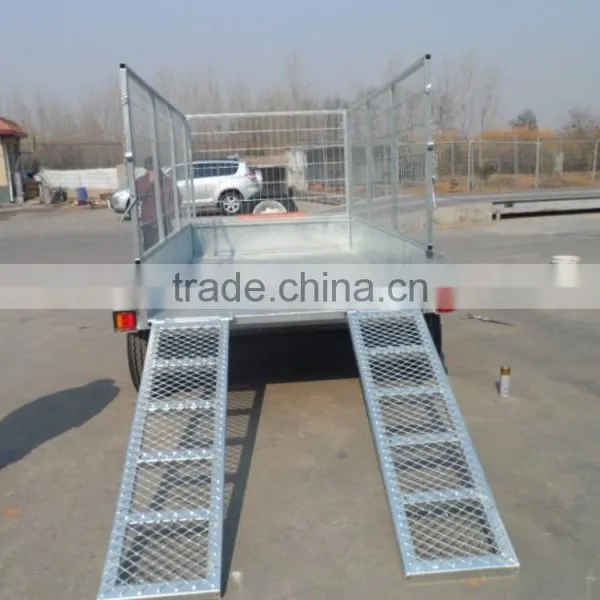 Heavy Duty Galvanized Tandem Hydraulic Tipper Box Trailers photo-4