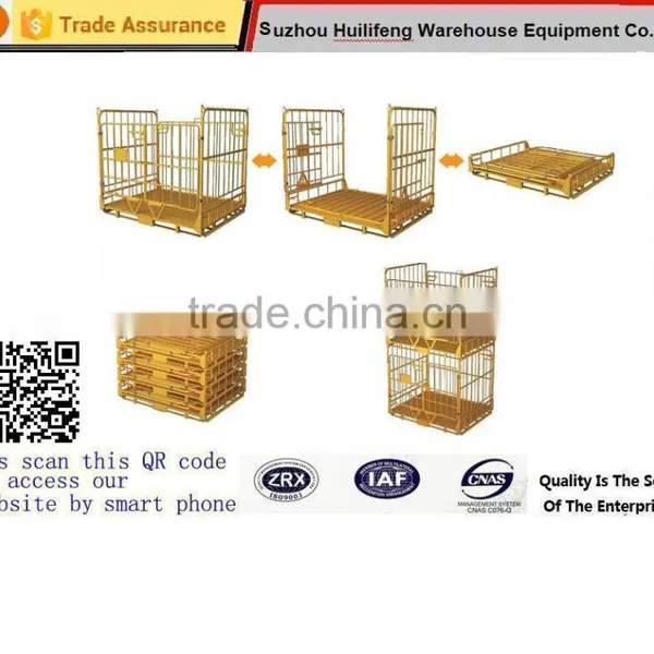 Large Fordable Steel Mesh Sided Stillage photo-2