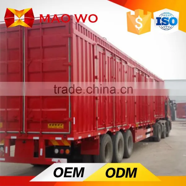 China Commercial Vehicle 3 Axles Small Van Semi Trailer Sale photo-4