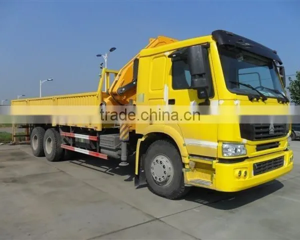 HOWO Sinotruk New 10 Wheels Truck 8T Mounted Crane photo-4