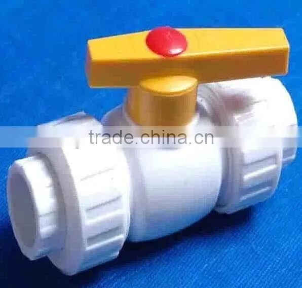 Water Supply Plastic Injection, Pipe Fitting , Ppr Double Union Ball Valves for Cold Water photo-4