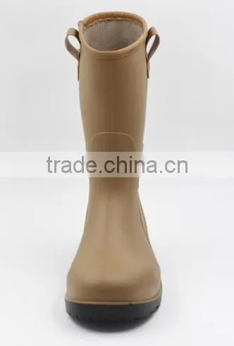 Mens Pvc Waterproof Fur Interior Winter Snow Rain Boots Insulated photo-2