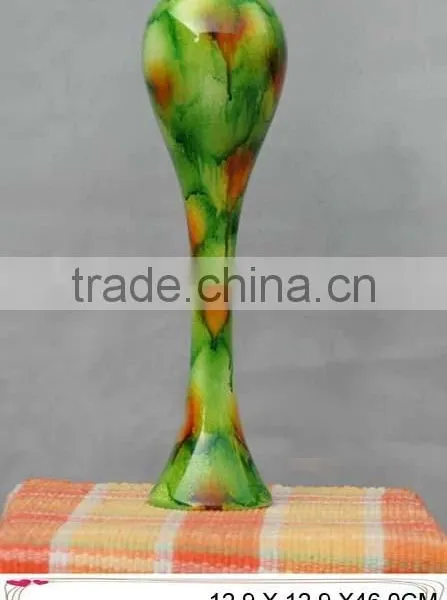 2015 Fashion Design Fiberglass Paint Tall Flower Vase for Sale photo-4