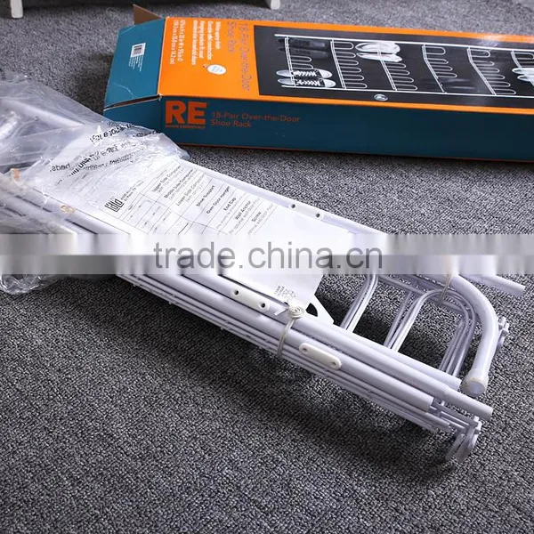 Over the Door Shoe Storage Rack With Metal Wire for 40 Pairs photo-5
