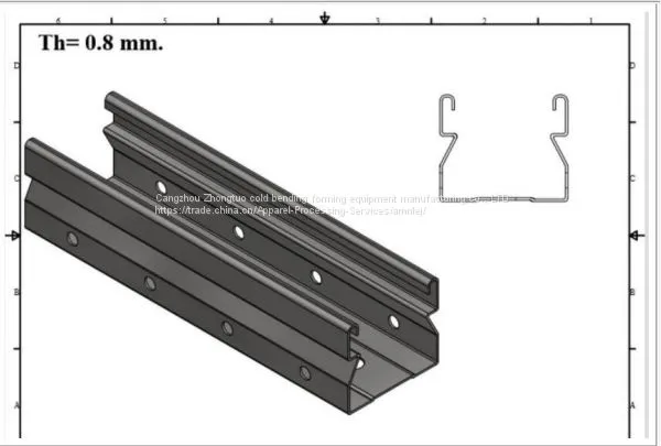 Light Duty Warehouse Pillar Roll Forming Machine photo-4