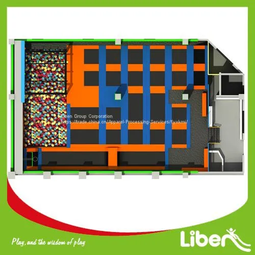 High Quality Popular Springs Trampoline Park for Kids photo-2