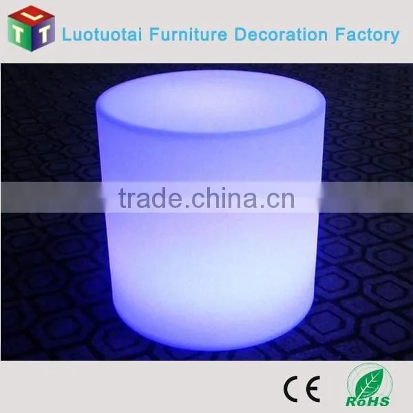 LED Home Furniture L40*W40*H40 Lighting Led Round Shaped Stool Chair photo-4