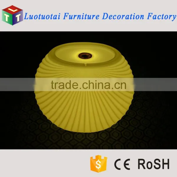 Lovely and Comfortable Plastic Glowing Design LED Single Sofa With Texture photo-5