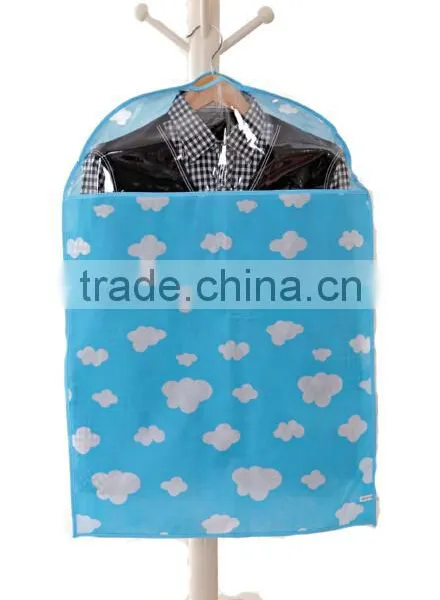 Store More Blue Clouds Fabric Suit Small Garment Cover Bag photo-2