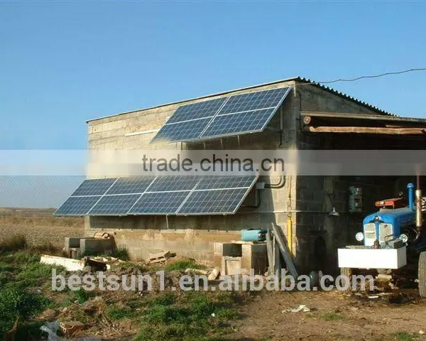 Bestsun Complete With Battery and BracketsFree Energy Easy Upgrae BPS500W 12v Solar Panel Portable Solar Power Generator System photo-3