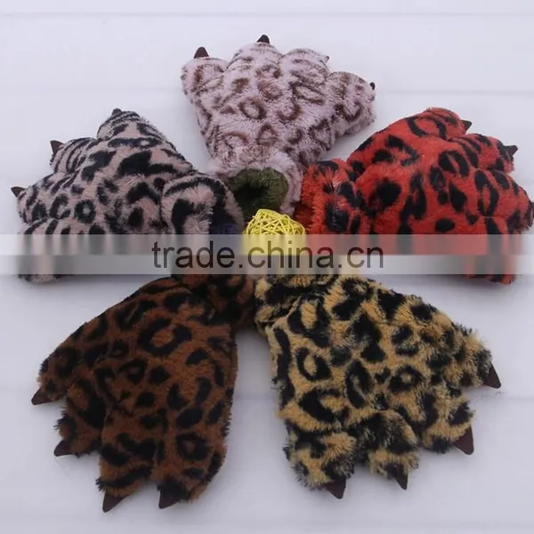 Lady Leopard Bear's Paw Winter Glove for Cosplay photo-2