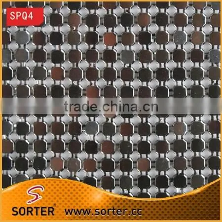 Aluminum Sequin Fabric For Shower Curtains Home Decoration Items photo-5