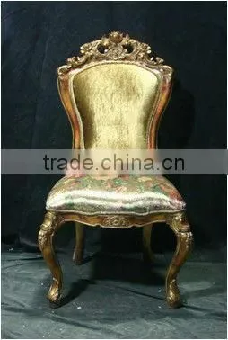 Antique Victorian Living Room Fabric Chair for Home Usage photo-4