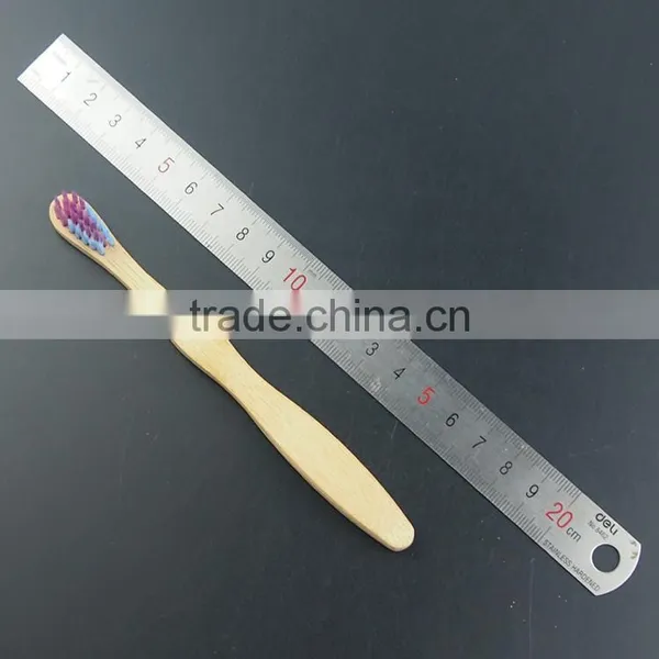 Blue Protect Crystal-like Handle Kids Wonderful Bamboo Toothbrush photo-6