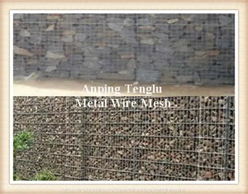 Hot Dipped Galvanized Gabion Mesh Cells